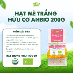 Mè trắng hữu cơ Anbio 200g
