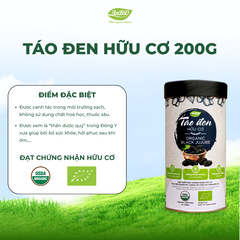 Táo đen hữu cơ Anbio - 200g (Hộp tròn)