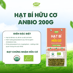 Hạt bí hữu cơ Anbio 200g
