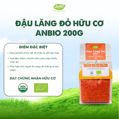 Đậu lăng đỏ hữu cơ Anbio 200g