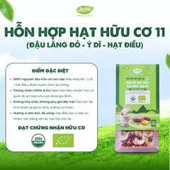 Hỗn hợp hạt hữu cơ số 11 ( Đậu đỏ - Hạt điều - Hạt kê)