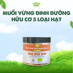 Muối vừng dinh dưỡng hữu cơ 5 loại hạt
