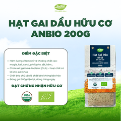 Hạt gai dầu hữu cơ đã tách vỏ Anbio 200g