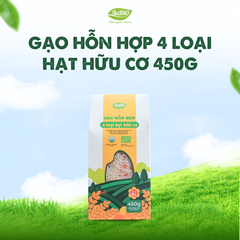Gạo hỗn hợp 4 loại hạt hữu cơ