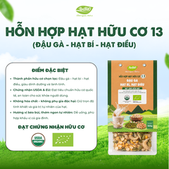 Hỗn hợp hạt hữu cơ số 13 ( Đậu gà - Hạt bí - Hạt điều)