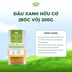 Đậu xanh hữu cơ AnBiO 200g (bóc vỏ)