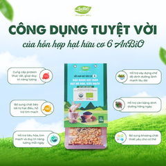 Hỗn hợp hạt hữu cơ số 6 ( Đậu nành - Mè đen - Kiều mạch)