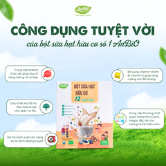 Bột sữa hạt hữu cơ số 1 (12 loại hạt)