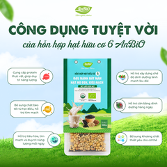 Hỗn hợp hạt hữu cơ số 6 ( Đậu nành - Mè đen - Kiều mạch)