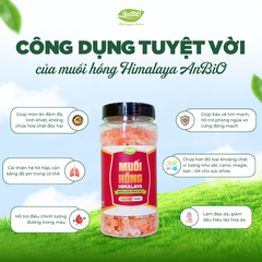 Muối hồng Himalaya Anbio dạng thô 500g