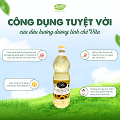 Dầu hướng dương tinh chế Vita Fresh Organic