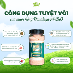Muối hồng Himalaya Anbio dạng mịn 500g