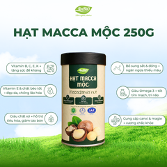 Hạt Macca Mộc - 250g (Hộp Tròn)