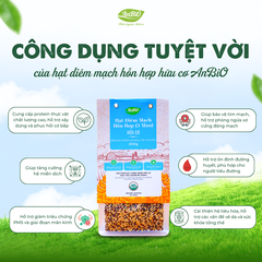 Hạt diêm mạch 3 màu hữu cơ Anbio 200g