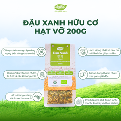 Đậu xanh hữu cơ AnBiO 200g (hạt vỡ)