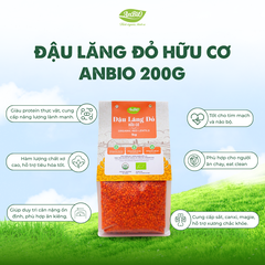 Đậu lăng đỏ hữu cơ Anbio 200g
