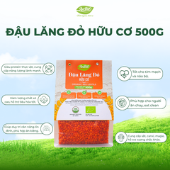 Đậu lăng đỏ hữu cơ 500g