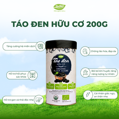 Táo đen hữu cơ Anbio - 200g (Hộp tròn)