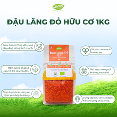 Đậu lăng đỏ hữu cơ Anbio 1kg