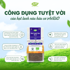 Hạt lanh nâu hữu cơ 200g (Gói)