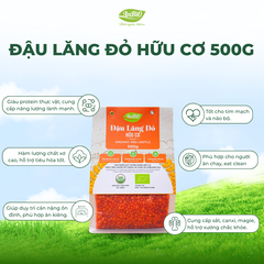 Đậu lăng đỏ hữu cơ 500g
