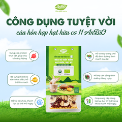Hỗn hợp hạt hữu cơ số 11 ( Đậu đỏ - Hạt điều - Hạt kê)