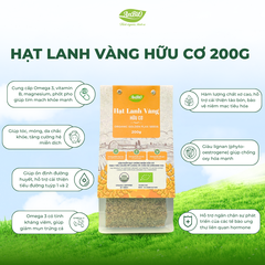 Hạt lanh vàng hữu cơ Anbio 200g (Gói)