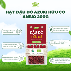Đậu đỏ hữu cơ azuki Anbio 200g