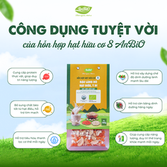Hỗn hợp hạt hữu cơ số 8 ( Lăng đỏ - Hạt điều - Ý dĩ)