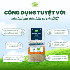 Hạt gai dầu hữu cơ đã tách vỏ Anbio 200g