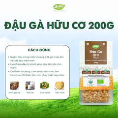 Đậu gà hữu cơ Anbio 200g (bóc vỏ)