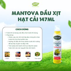 Mantova Dầu xịt hạt cải 147ml