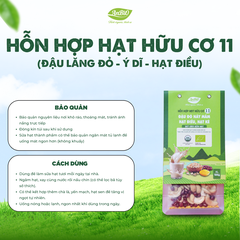 Hỗn hợp hạt hữu cơ số 11 ( Đậu đỏ - Hạt điều - Hạt kê)