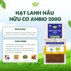 Hạt lanh nâu hữu cơ 200g (Gói)