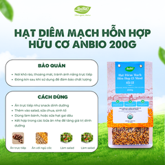 Hạt diêm mạch 3 màu hữu cơ Anbio 200g