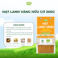 Hạt lanh vàng hữu cơ Anbio 200g (Gói)