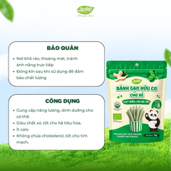Bánh gạo hữu cơ AnBiO vị hạt điều, cải bó xôi 15g