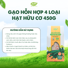 Gạo hỗn hợp 4 loại hạt hữu cơ