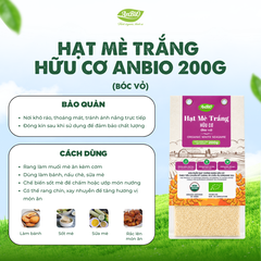 Mè trắng hữu cơ (bóc vỏ) 200g