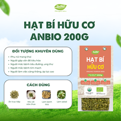 Hạt bí hữu cơ Anbio 200g