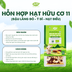Hỗn hợp hạt hữu cơ số 11 ( Đậu đỏ - Hạt điều - Hạt kê)
