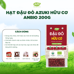 Đậu đỏ hữu cơ azuki Anbio 200g