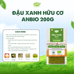 Đậu xanh hữu cơ Anbio 200g
