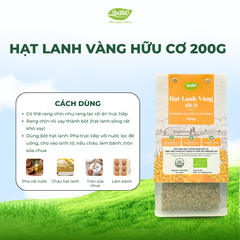 Hạt lanh vàng hữu cơ Anbio 200g (Gói)