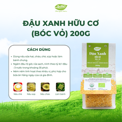 Đậu xanh hữu cơ AnBiO 200g (bóc vỏ)
