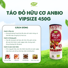 Táo đỏ hữu cơ Anbio SIZE VIP 450g