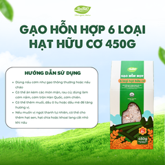 Gạo hỗn hợp 6 loại hạt hữu cơ