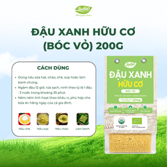 Đậu xanh hữu cơ AnBiO 200g (bóc vỏ)