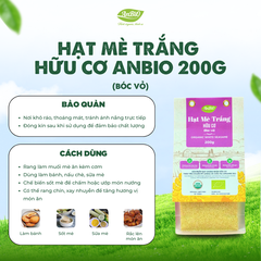 Mè trắng hữu cơ (bóc vỏ) 200g