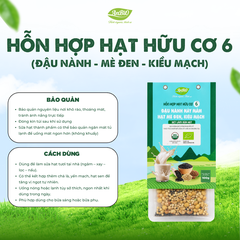Hỗn hợp hạt hữu cơ số 6 ( Đậu nành - Mè đen - Kiều mạch)